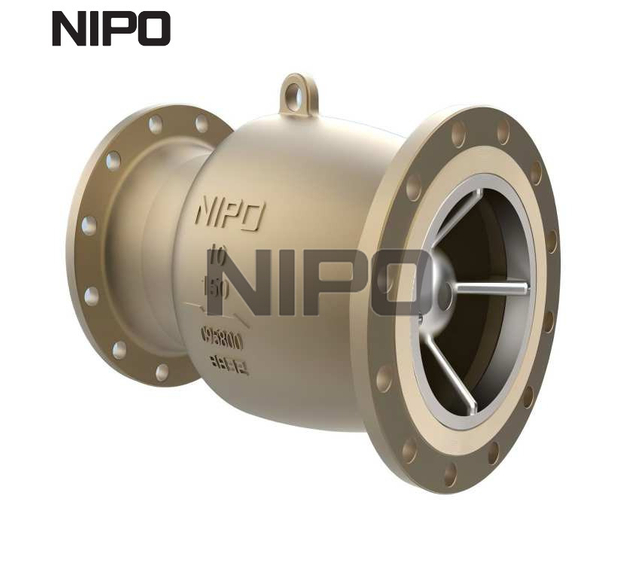 Обратный клапан осевого потока с низким перепадом давления, обтекаемая конструкция