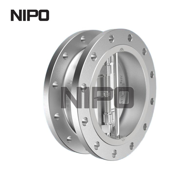 Двухдисковый обратный клапан, конструкция фланца без фиксатора API6D