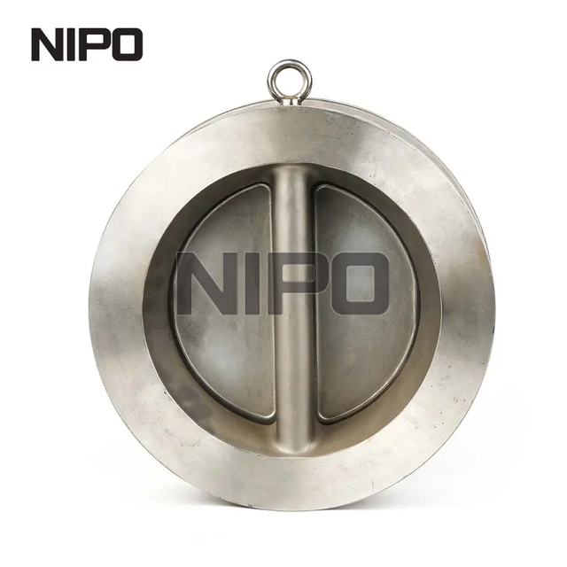 Двухдисковый обратный клапан вафельного типа