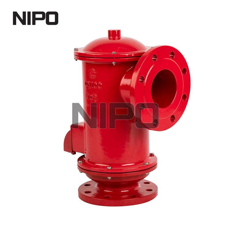 Дыхательный клапан сброса давления и вакуума с трубой