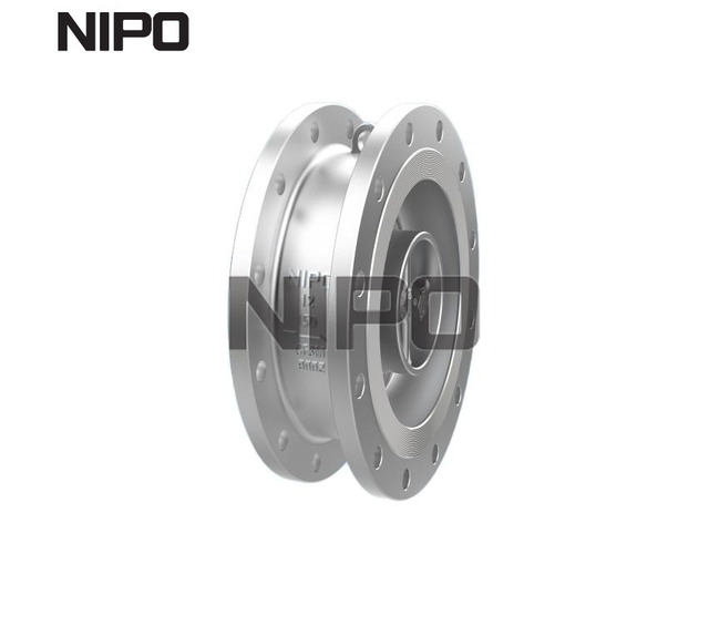 Двухфланцевый обратный клапан с осевым потоком, корпус из углеродистой стали, промышленного класса