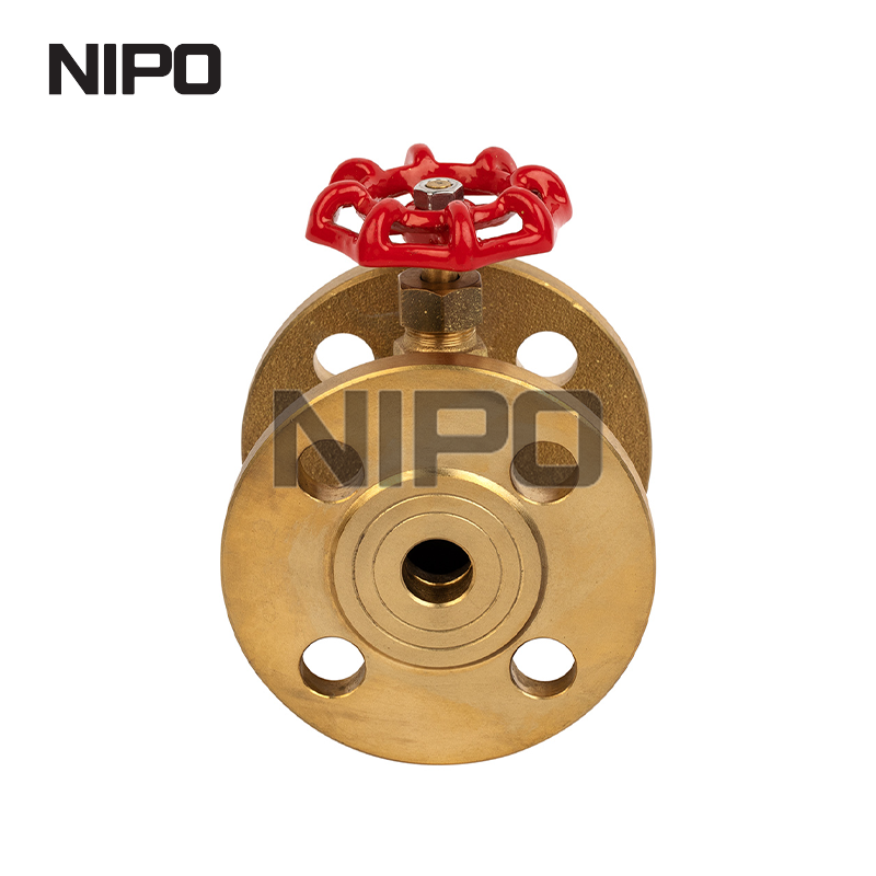 Латунный фланцевый запорный клапан Проходной клапан Латунный клапан-2024