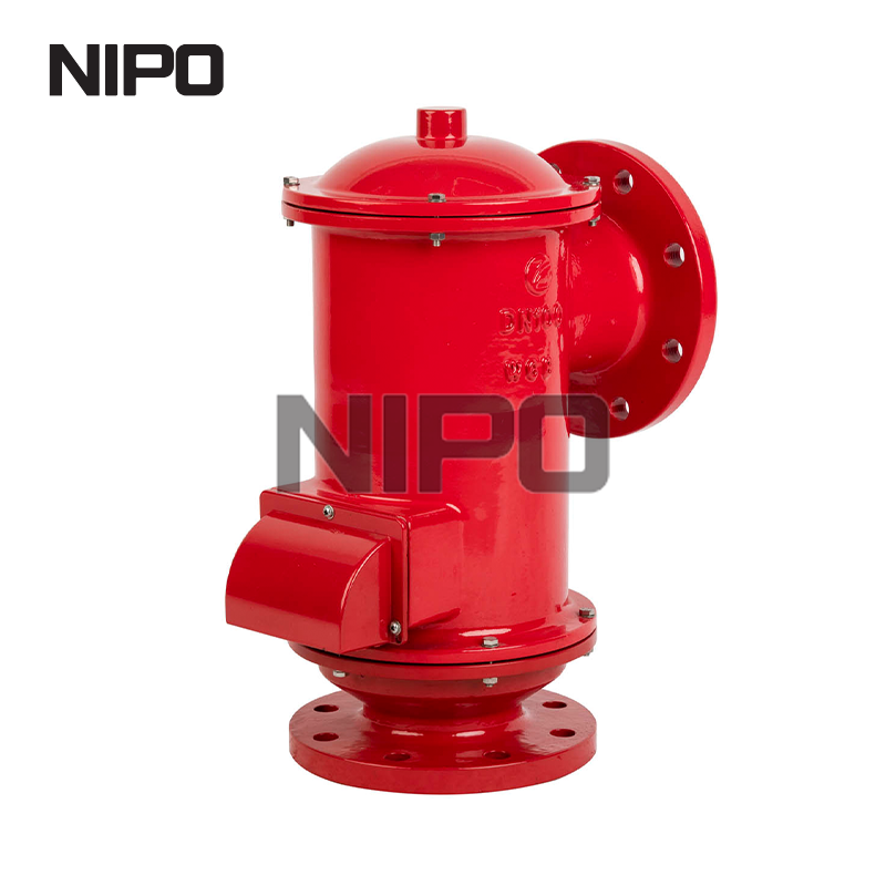 Дыхательный клапан сброса давления и вакуума с трубой