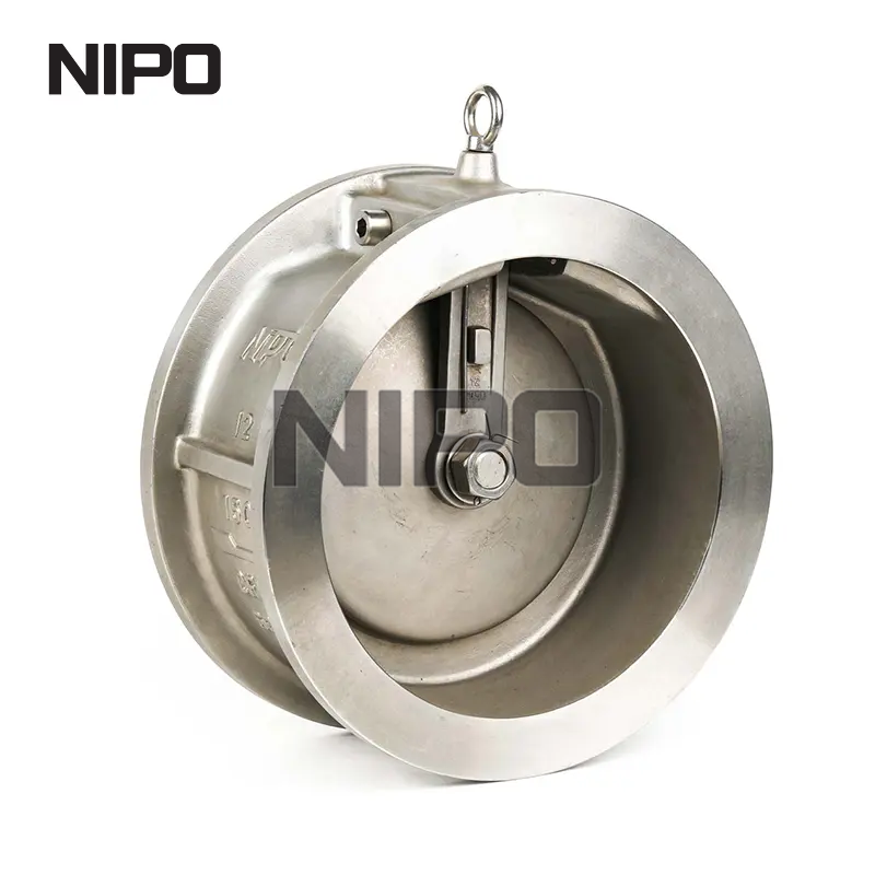 Однодисковый обратный клапан вафельного типа, длинная серия (литой корпус)