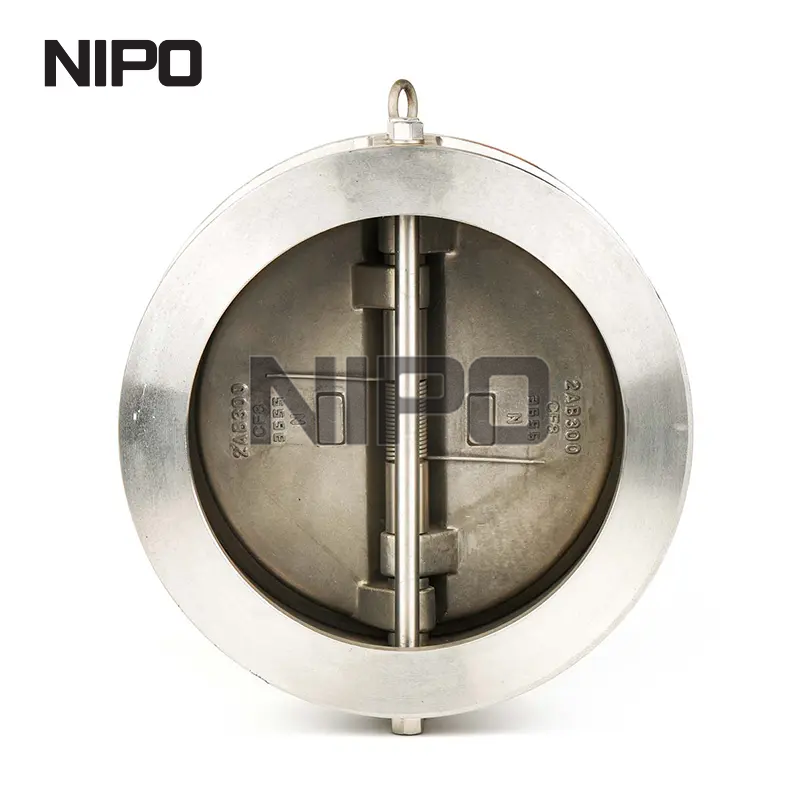 Двухдисковый обратный клапан вафельного типа