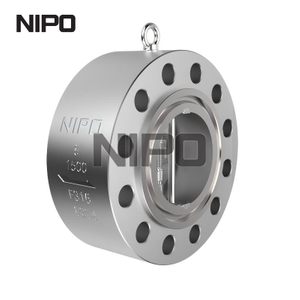 Поковочный корпус с проушинами и двухдисковым поворотным обратным клапаном