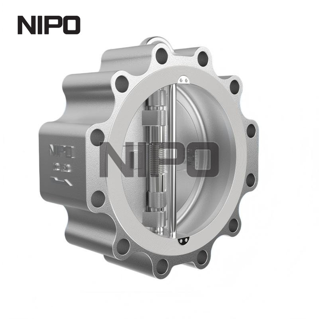 Литой корпус с проушинами, двухдисковый обратный клапан 