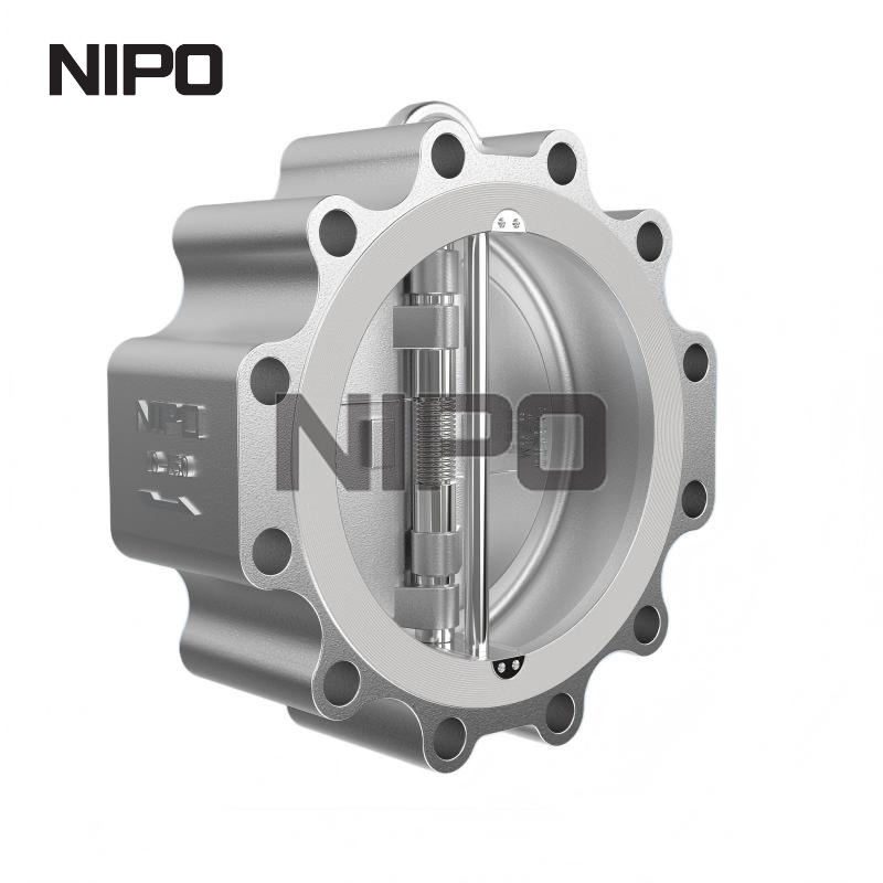 Литой корпус с проушинами, двухдисковый обратный клапан 